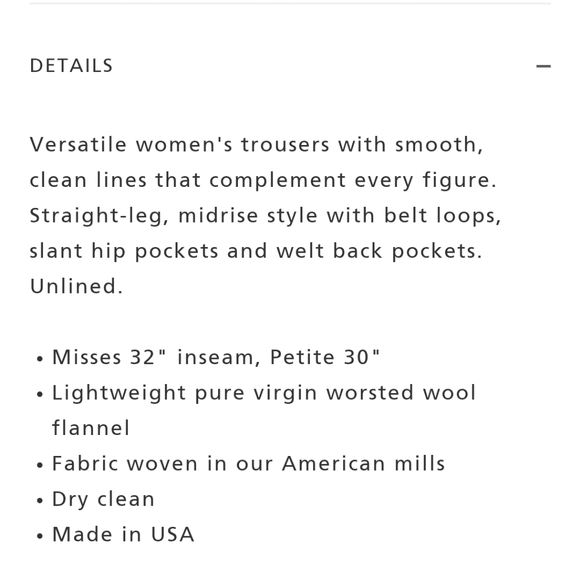 Pendleton seasonless wool pants - Picture 2 of 6